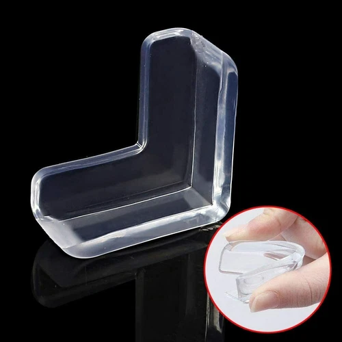 1-12x PVC Clear Rubber Furniture Corner Edge Table Cushion Guard Protect Safety - Picture 7 of 12