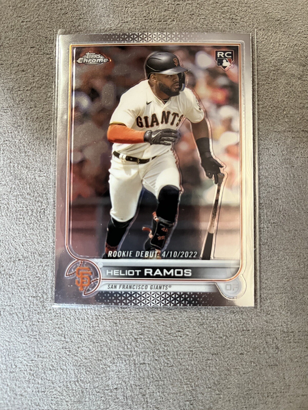 2022 Topps Chrome Update Series HELIOT RAMOS Rookie Debut RC GIANTS #USC2