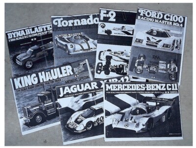 7 tamiya rc owners manual copy reproduction C100 Dyna C11 XJR12 BMW Tornado King