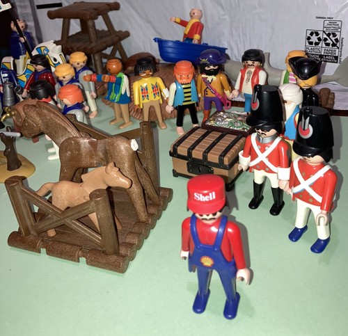 🐢Vtg Playmobil Turtle Cove Pirate Camp Desert Island 3799-figures&accessories - Picture 14 of 19