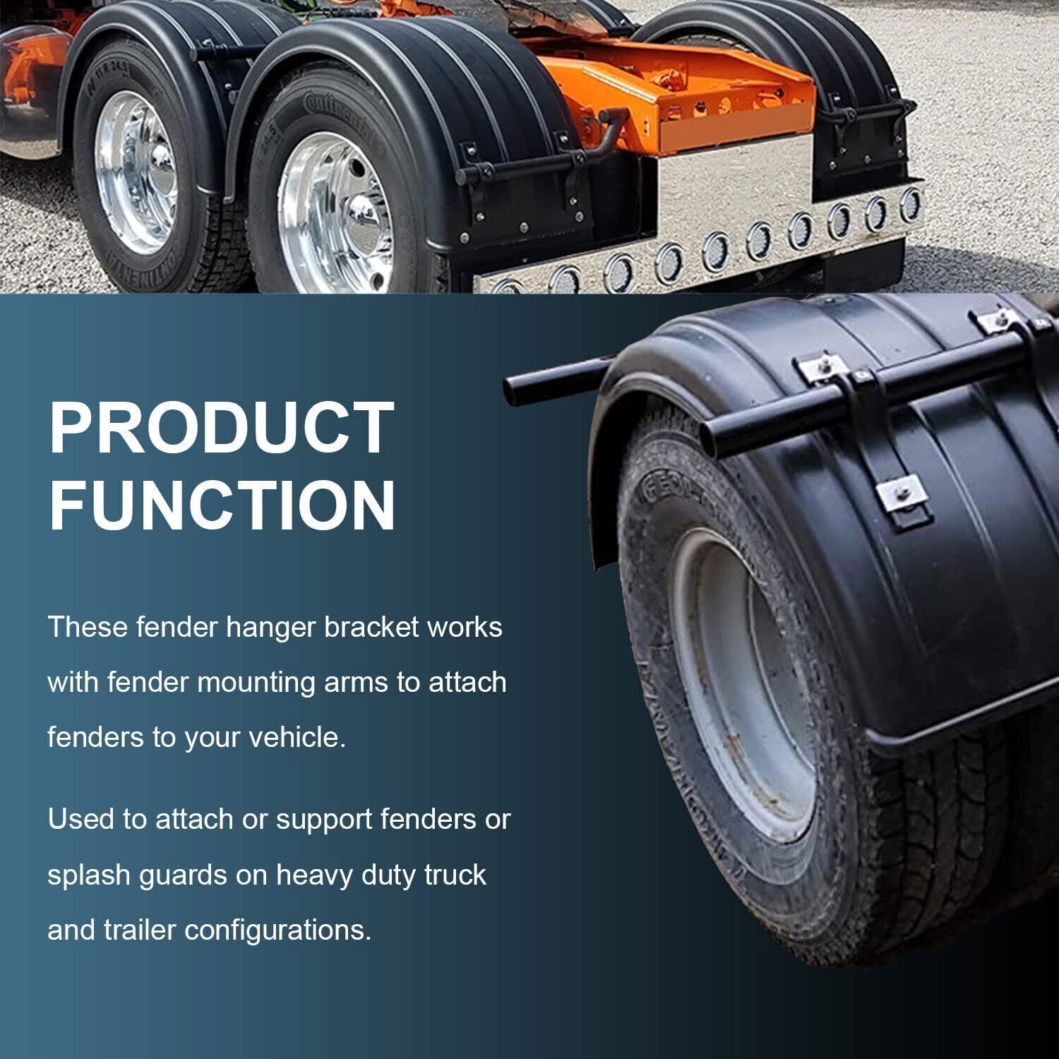 8591005 Fender Mount Hanger Mounting Bracket Assembly for 8590195 & 8590245 Poly