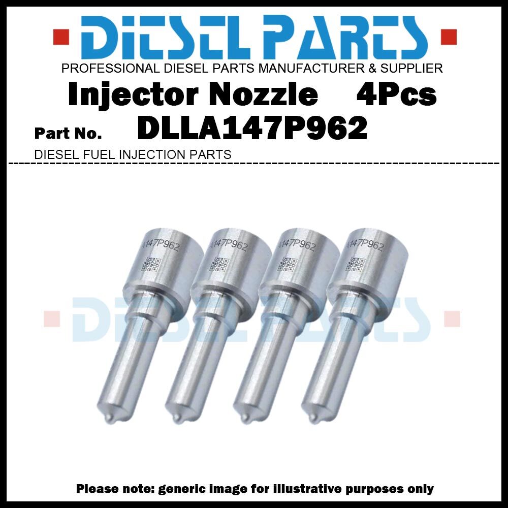 4x Injector Nozzle DLLA147P962 for Toyota Dyna 3.0 D-4D 23670