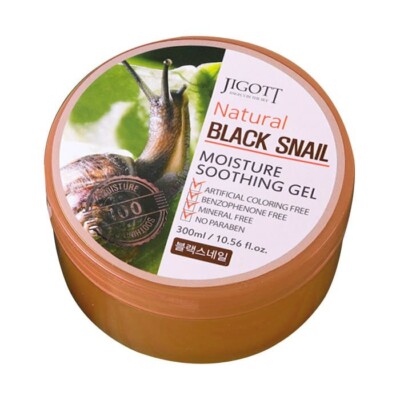 [JIGOTT] Natural Black Snail Moisture Soothing Gel - 300 ml / 10.56 fl oz