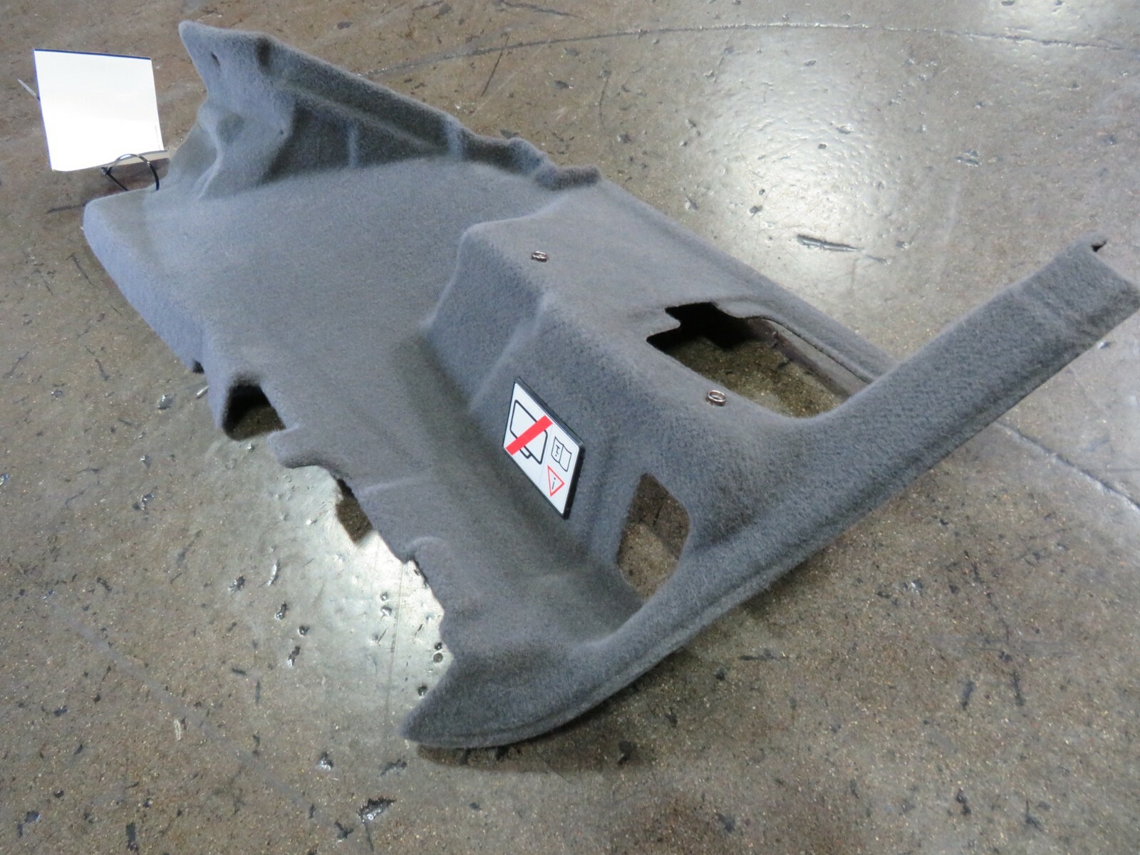 Ferrari California, LH, Left, Side Trunk Carpet, Used, P/N 82850100