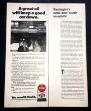 Life Magazine Ad KENDALL Motor Oils 1971 AD