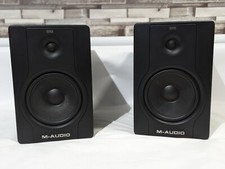 2x M-audio Bx8 130w Active Speakers & Bluetooth Focusrite Vocaster Two, Big Bass