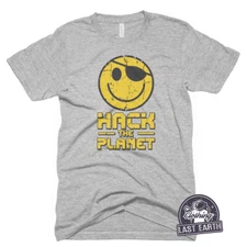 Hack the Planet T-Shirt Hackers Shirt Movie Tshirts Vintage Shirt Sweatshirt