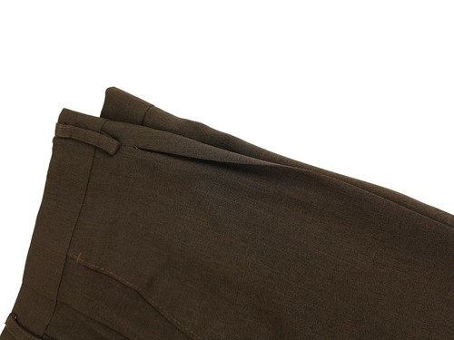 Pantalone Uomo Classico Fresco Lana Pens Elegante Vita Alta Gamba Larga Leggero - Imagen 13 de 15