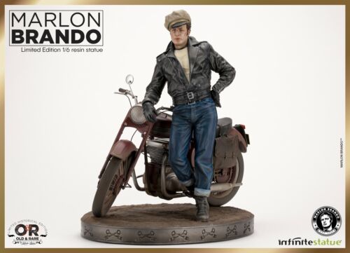 OLD & RARE - Marlon Brando with Bike 1/6 Polystone Statue Infinite Statue - Bild 1 von 8