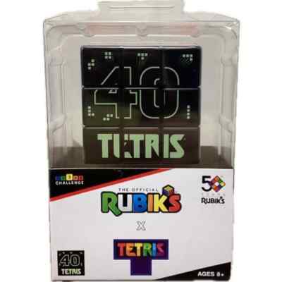 Rubik s Cube 3 x 3 Limited Edition Tetris Design Classic Puzzle Game Fidget Toy