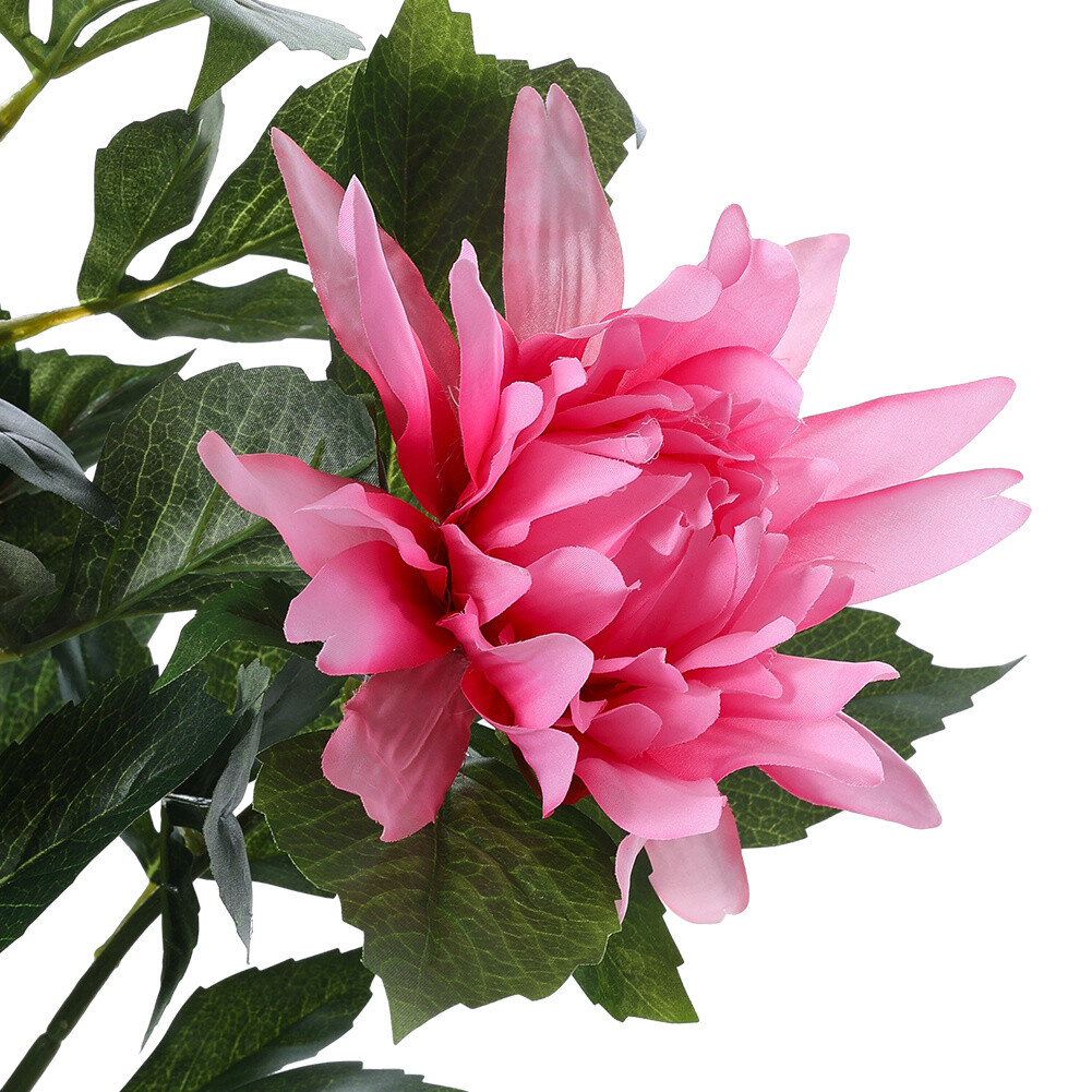 Large Artificial Dahlia Flower Tree in Pot In & Outdoor House Fake