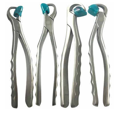 German stainless steel Extraction physics forceps standard series set of 4 pcs