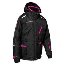 -Castle X Women's West Shore Ice Fishing Jacket Black/Pink Glo Small-2XL, 1W, 2W