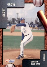 1992 Dunedin Blue Jays Fleer/ProCards #1994 Scott Grove Littleton Colorado Card