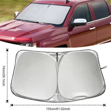 For Chevrolet Silverado 2016-18 Front Windshield Sun Shade Window UV Block Cover