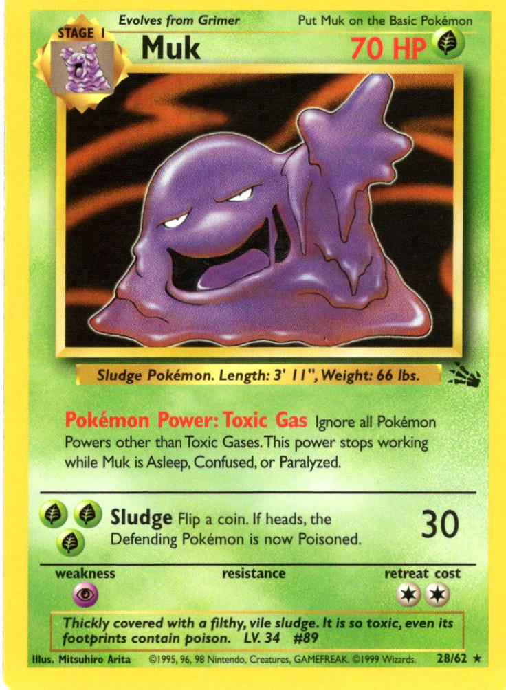 Muk Pokémon TCG Cards for sale | eBay