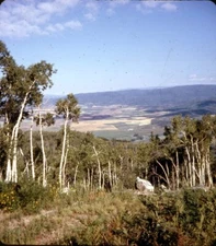 Vintage Stereo Realist Photo 3D Slide US 40 GRANBY CO NEAR RABBIT EARS PASS 1964