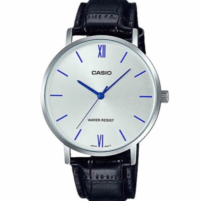 Casio MTP-VT01L-7B1UDF HERREN UHR LEDER SCHWARZ 40mm UNTERPREIS
