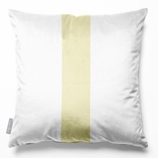 Luxury Designer Eco-Velvet Cushion Sofa 1 Stripe Many Colours Large Extra Large