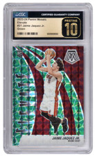 CGC 10 Pristine - 2023 Panini Mosaic #21 Jaime Jaquez Jr Elevate Green Mosaic RC