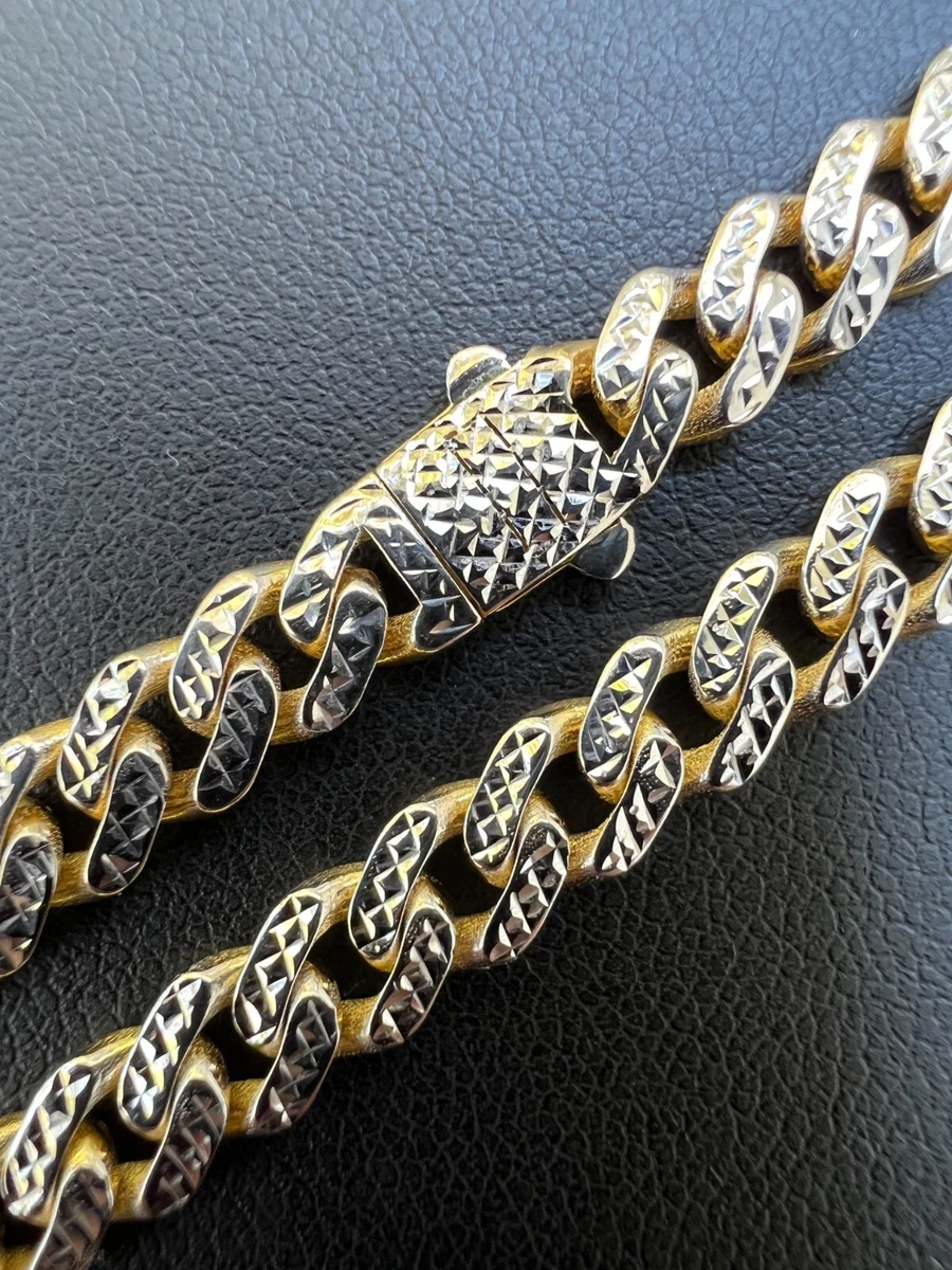 Diamond cut miami deals cuban link chain