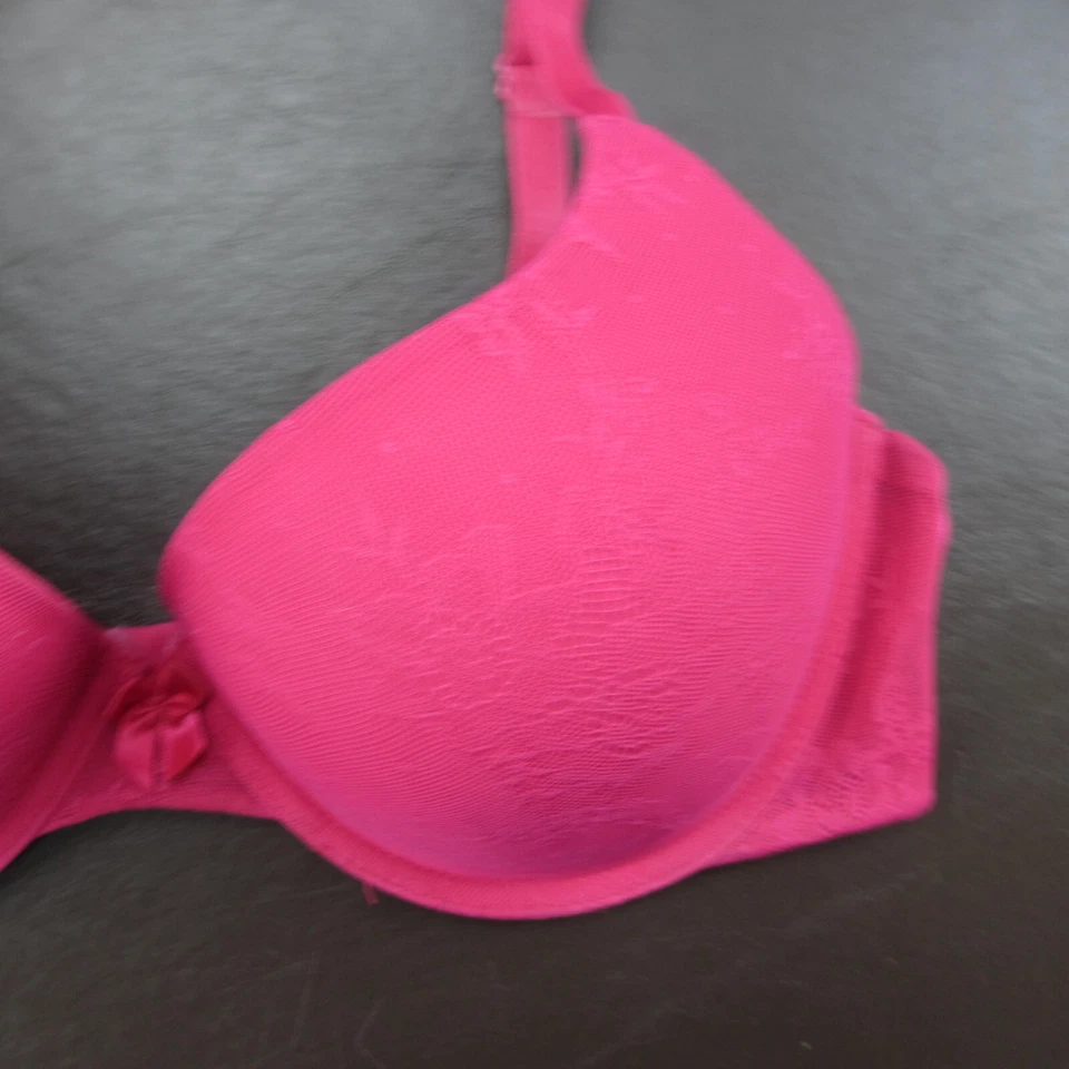 Бюстгальтер Gilligan & O'Malley 34D розовый с подкладкой на косточках регулируемая застежка сзади - Изображение 4 из 4