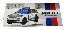 Battery Operated Bump & Go City Police Car With Flashing Light & Sound Kids Toy