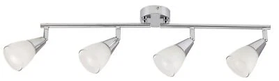 Rabalux 6770 Deckenstrahler 4 Spots Nicolette, E14, silber-weiß, Modern - Bild 1 von 4