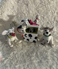 VTG Lot 4 1990s Disney 101 Dalmatians McDonalds Happy Meal Toys 3 Figures 1 Car