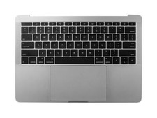 Top Case Keyboard Battery Silver Alt Keys C MacBook Pro 13 2 TBT3 2016 2017