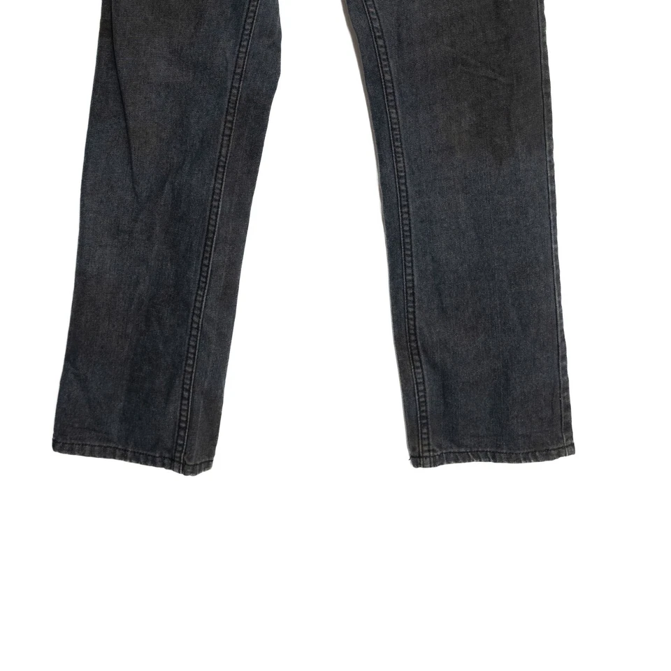 Pantalones de mezclilla negros de pierna recta John Henry para hombre talla 29 x 30 Foto 4 de 4