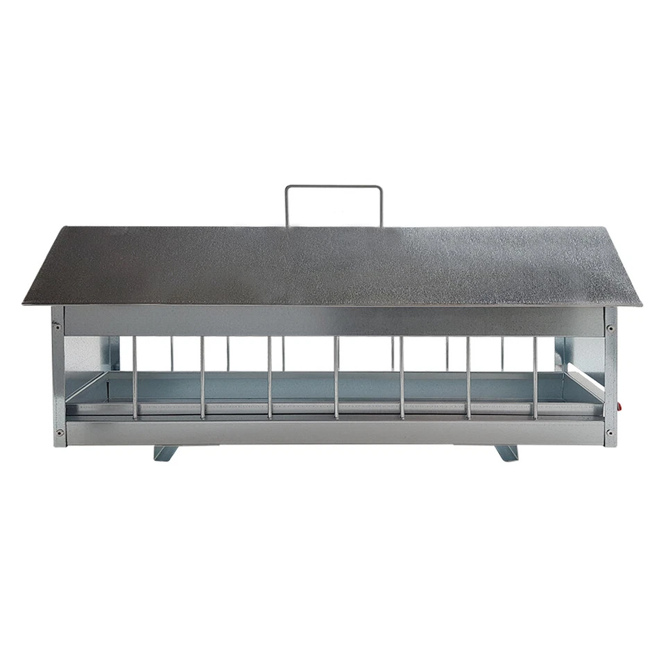 Futtertrog - Futterspender - Futterautomat für Tauben Metall 60 cm mit Schublade - Bild 2 von 4