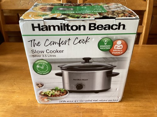 Hamilton Beach 'The Comfort Cook' 3.5L Silver Slow Cooker 160W - HBSC040S - Picture 8 of 13