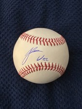 JOSHUA BAEZ AUTOGRAPHED SIGNED RAWLINGS OML BECKETT BAS CARDINALS PROSPECT