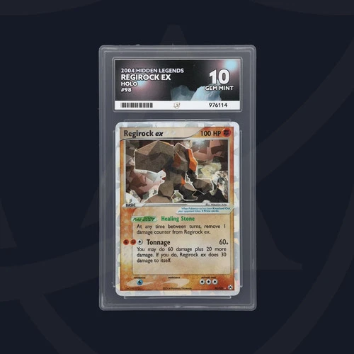 Regirock EX 98/101 ACE 10 - EX HIDDEN LEGENDS GEM MINT