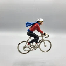 Dept 56 Cyclist Christmas Ornament Blue Cape Holiday Tree Decor