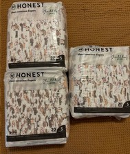 Honest Company Limited Edition Good Vibes Print Diaper Size 5 Lot of 3 Packs NEW