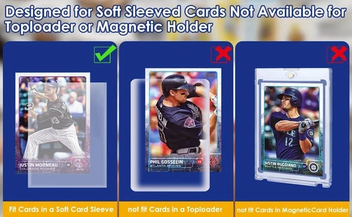 Trading Card Storage Box for 1800+, Leather Storage Box with Strong Closure - Picture 3 of 10