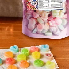 GummyGlow Wax Candy 12oz Bag – Fruity Edible Wax Bottles, 10+ Shapes, 5 Flavors