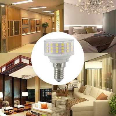 White Light E14 LED Bulb Light Lamp Beads Corn Lamp 10W 1000LM 85 265V No Flicke