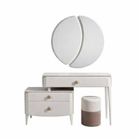 Schlafzimmer Set Modern Weiß Schminktisch Designer-Spiegel Elegant