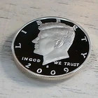 2009-S Dcam "Mirror-like" 90% Silver Proof Kennedy Half Dollar - Free Shipping!