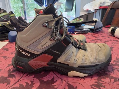 Salomon X Ultra 4 Mid GTX Waterproof Hiking Boots Men Sz 8 US Cleaned 413834