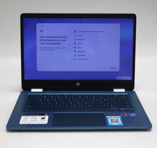 HP Chromebook x360 14" Intel N4020 4GB Ram 64GB eMMC Touch Laptop /Cable Not INC