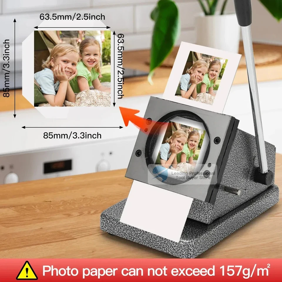 2.5X2.5" Square Fridge Magnet Maker Machine Photo Magnet Making KIT Button Maker - Image 2 of 4