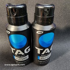 Lot of 2 TAG Step Out Fine Fragrance Body Spray 2 Oz