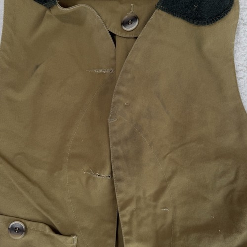 Vintage C.C Filson Tin Cloth Hunting Vest Size 32 Medium - Picture 12 of 13