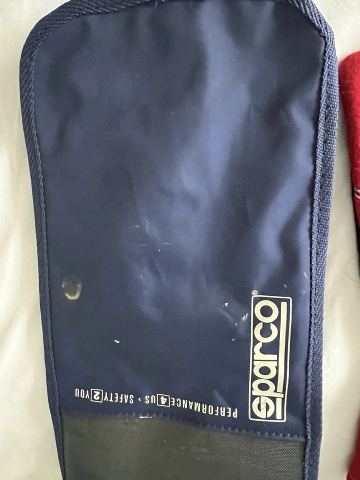 Guantes Sparco Racing Rojo Talla 10 con Estuche Hecho en Italia FIA Foto 3 de 4