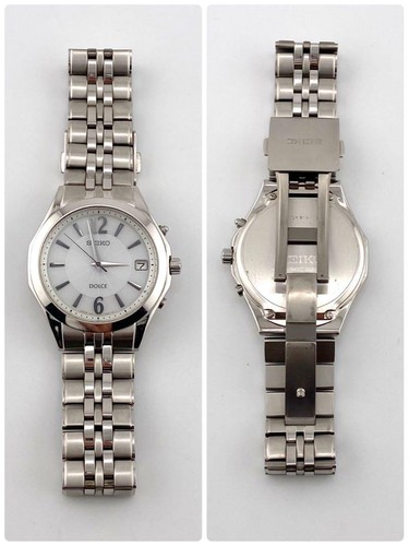 Seiko Dolce Solar Watch 7B52-0Ac0 Men'S - Picture 8 of 13