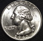 1962 D Washington Quarter BU